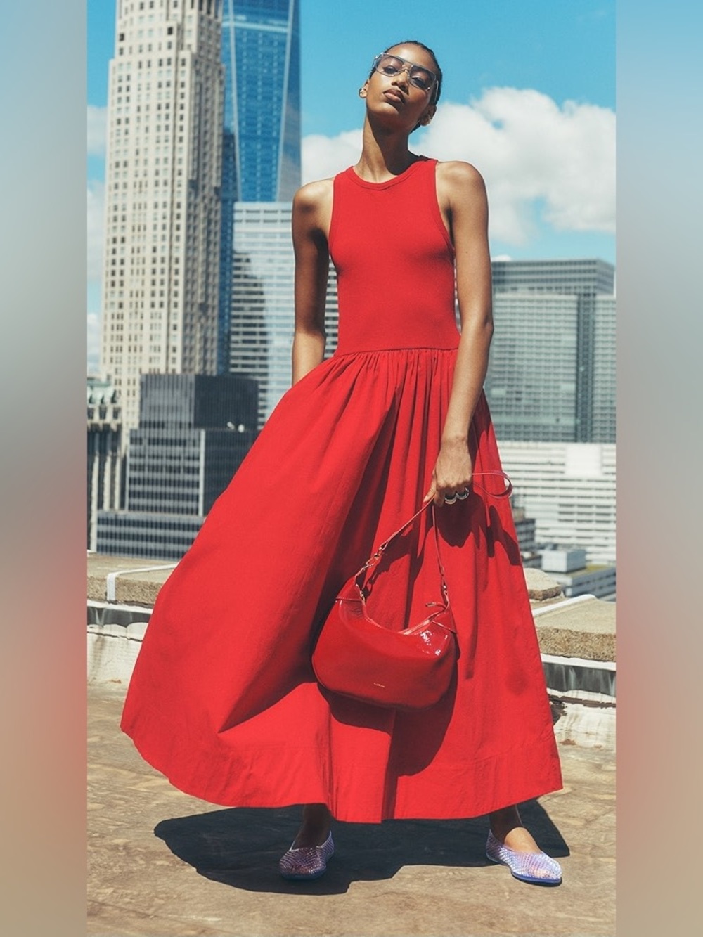 Sold Out NYC RSVP dress in red